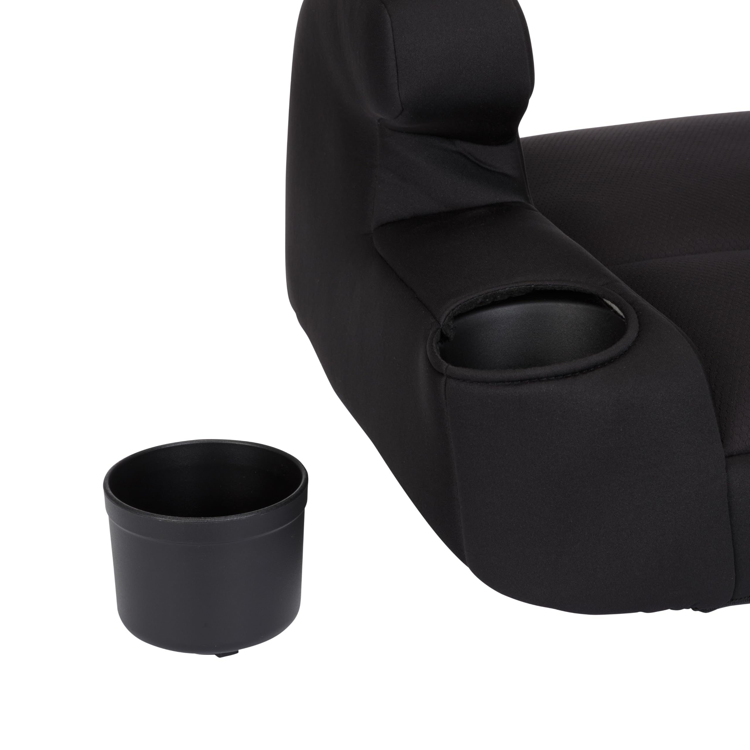 Safety 1st Comfort Ride Lite Booster Car Seat, 2-Pack, Lightweight Backless Booster Seat, Machine Washable, Dishwasher Safe Cup Holders, USA-Made, Fits Kids 40-100 lbs, 43.4-57", Pure Black - Image 8