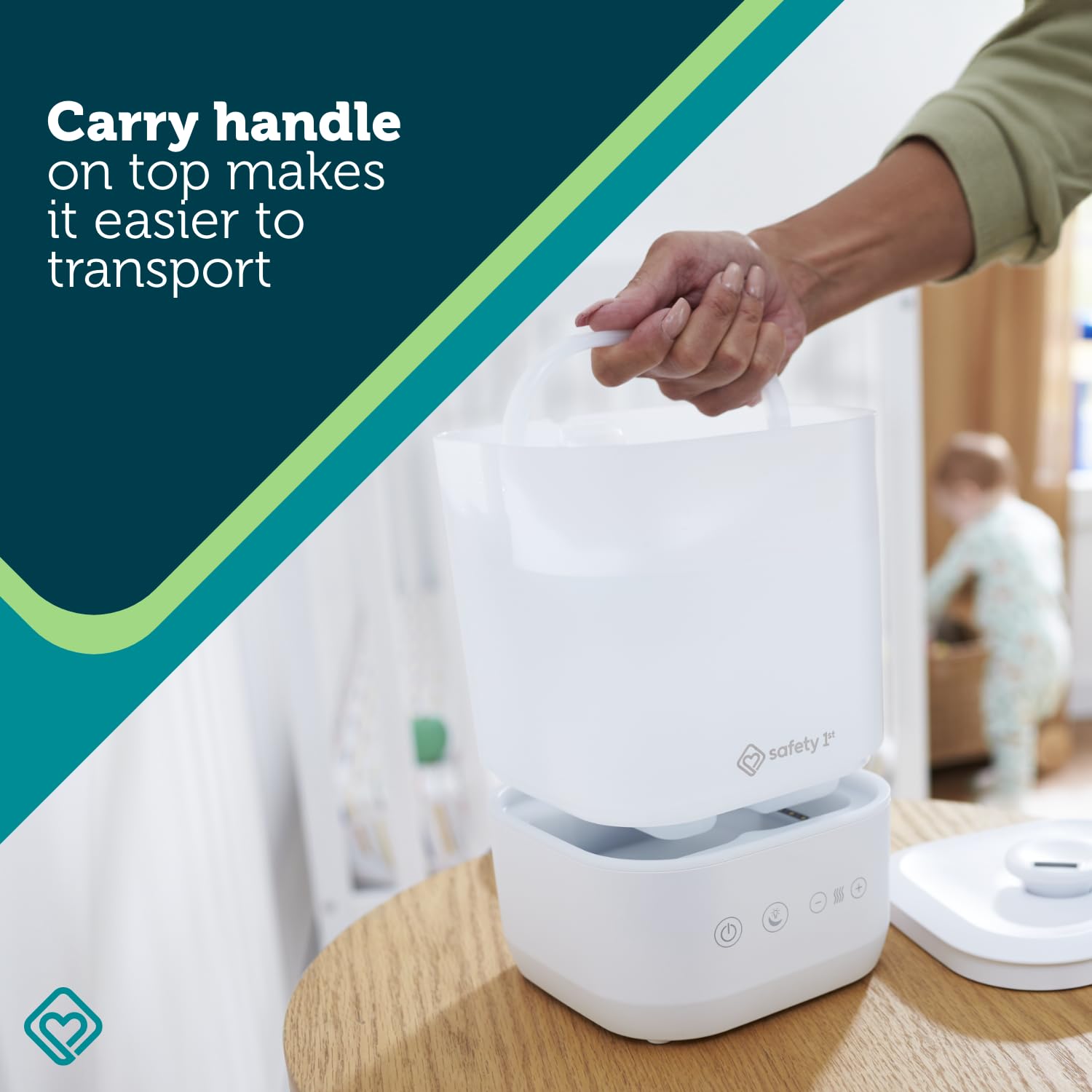 Safety 1st Comforting Cool-Mist Top-Fill Humidifier, White - Image 7