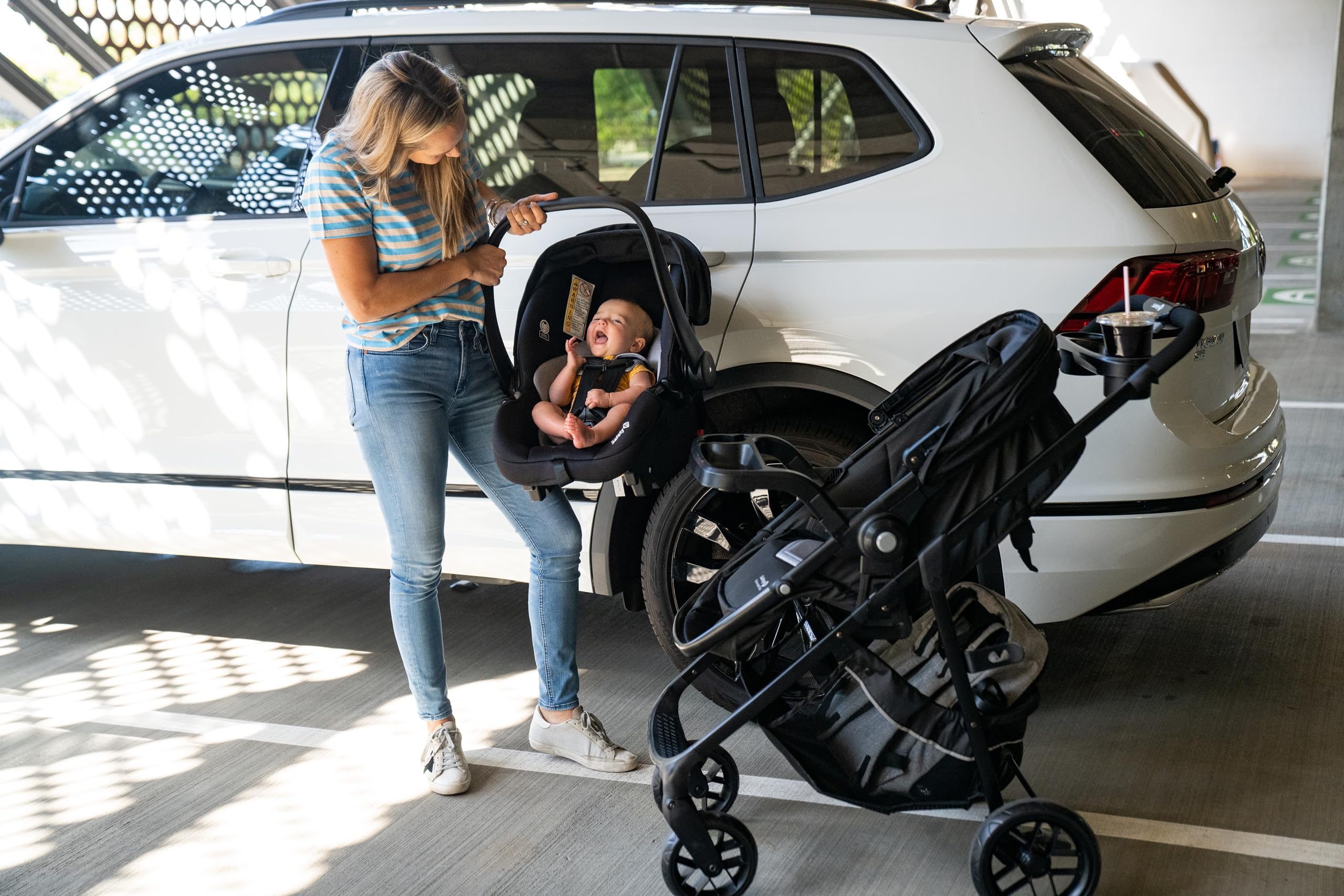 Safety 1st Grow and Go Flex 8-in-1 Car Seat Stroller Combo, Baby Stroller Travel Systems for Infants 4-30 lbs, Stroller and Carseat Combo Set, Forest Tide - Image 11