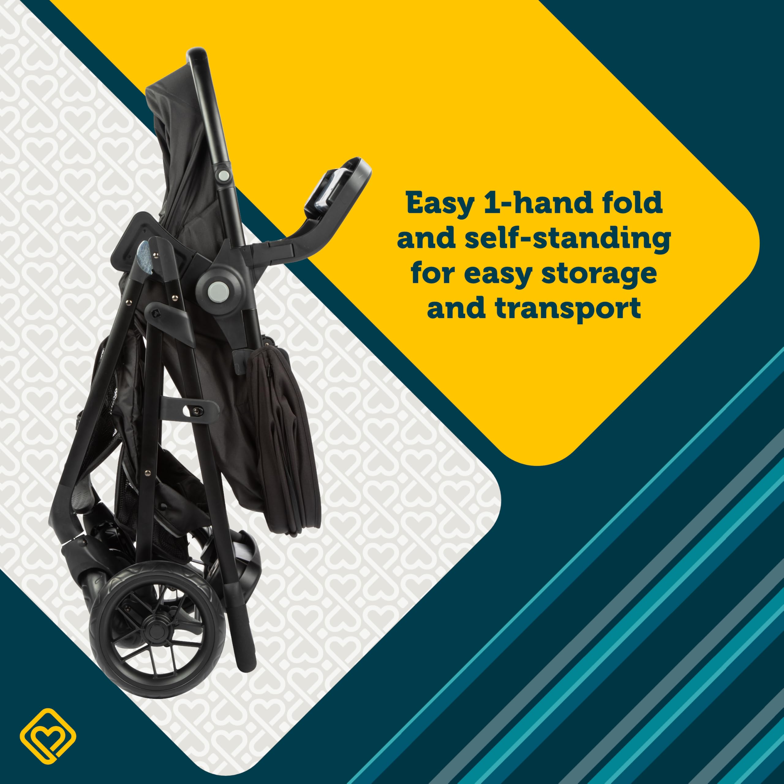 Safety 1st Grow and Go Flex 8-in-1 Car Seat Stroller Combo, Baby Stroller Travel Systems for Infants 4-30 lbs, Stroller and Carseat Combo Set, Forest Tide - Image 6