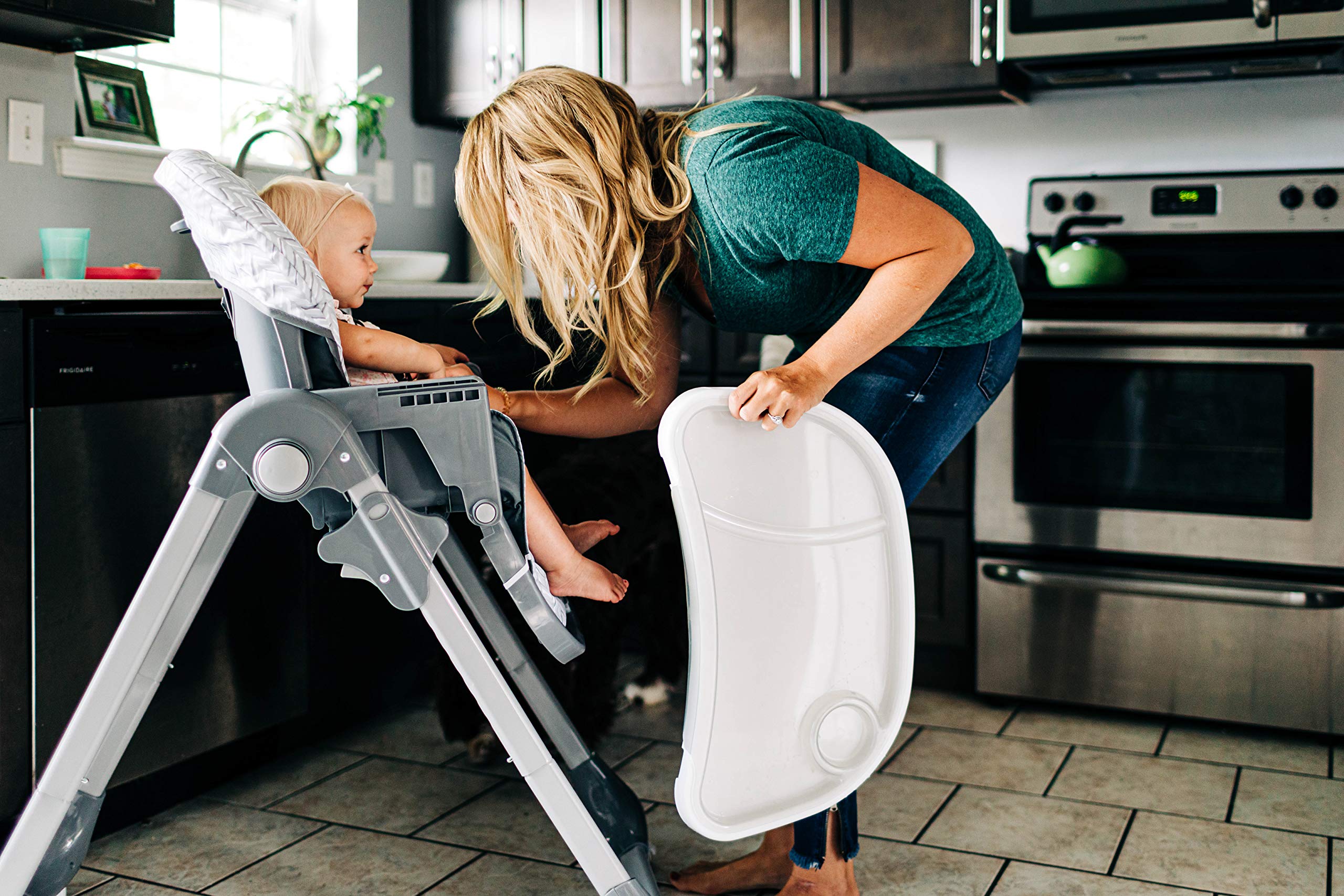 Safety 1st High Chairs for Babies and Toddlers, 3-In-1 Grow and Go with Tray and Adjustable Seat, Birchbark - Image 12