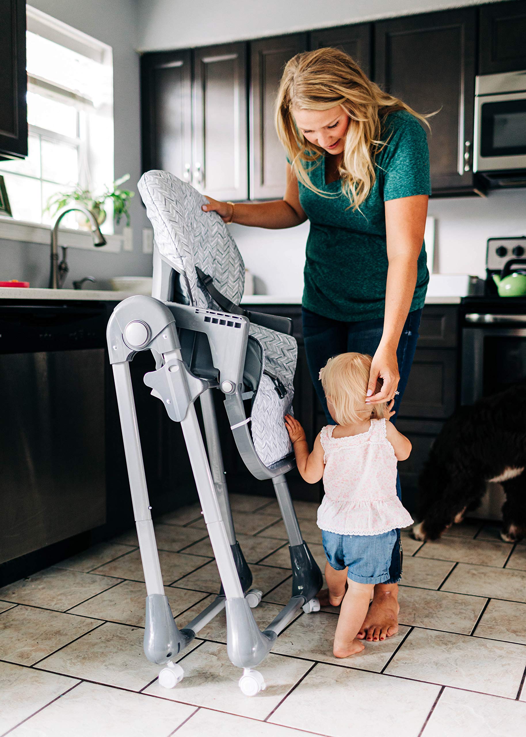 Safety 1st High Chairs for Babies and Toddlers, 3-In-1 Grow and Go with Tray and Adjustable Seat, Birchbark - Image 13