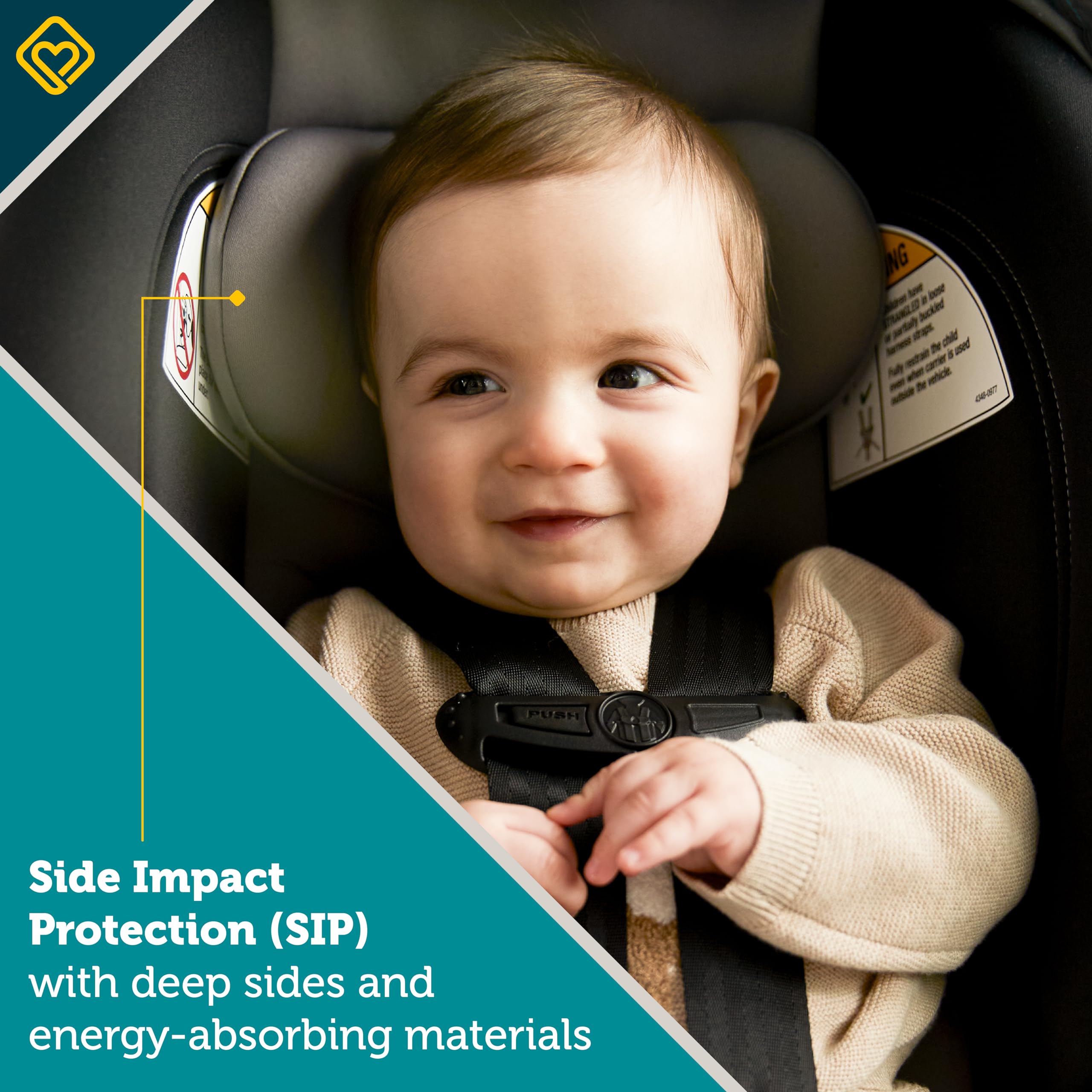 Safety 1st OnBoard FLX Infant Car Seat, Lake Blue 2 - Image 3