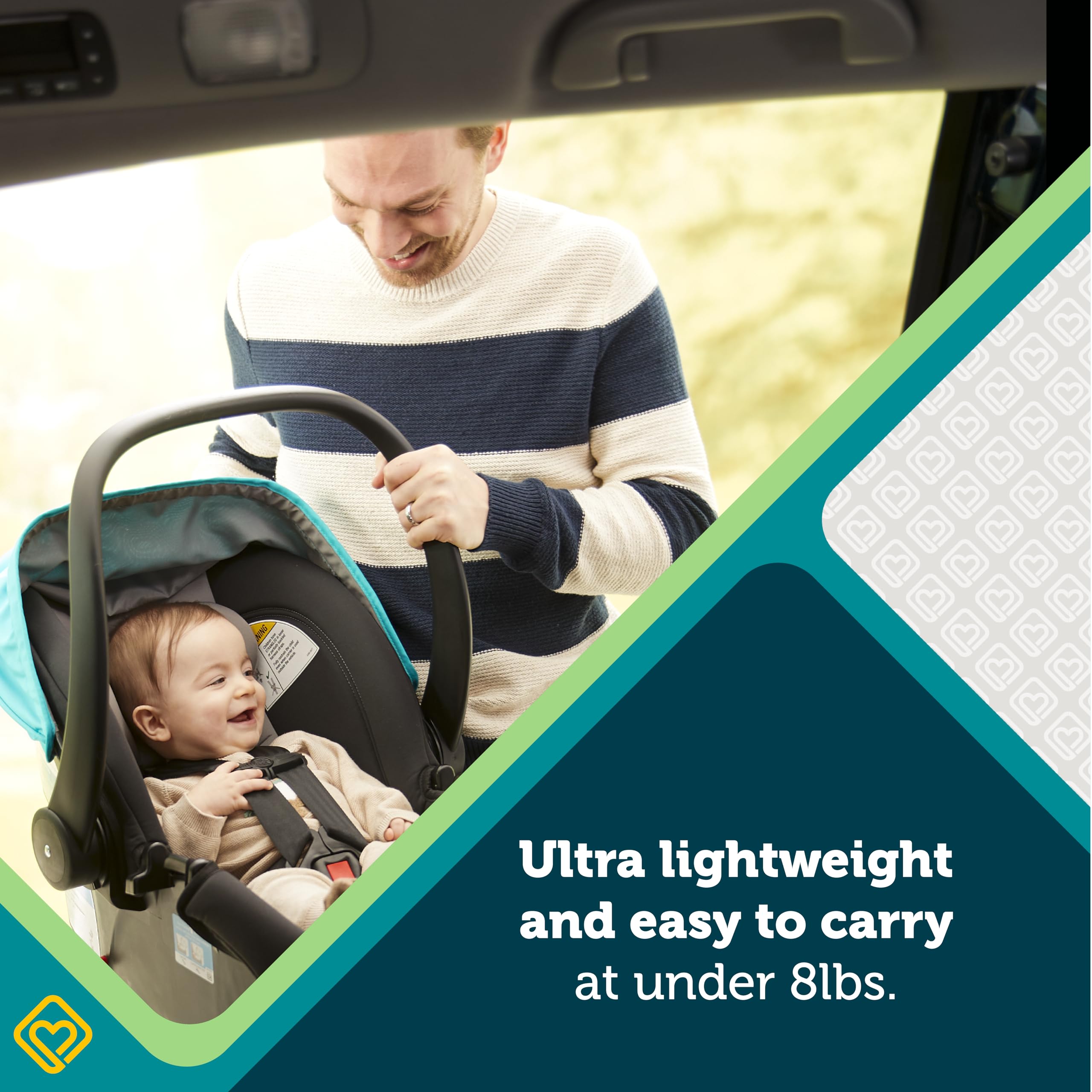Safety 1st OnBoard FLX Infant Car Seat, Lake Blue 2 - Image 4