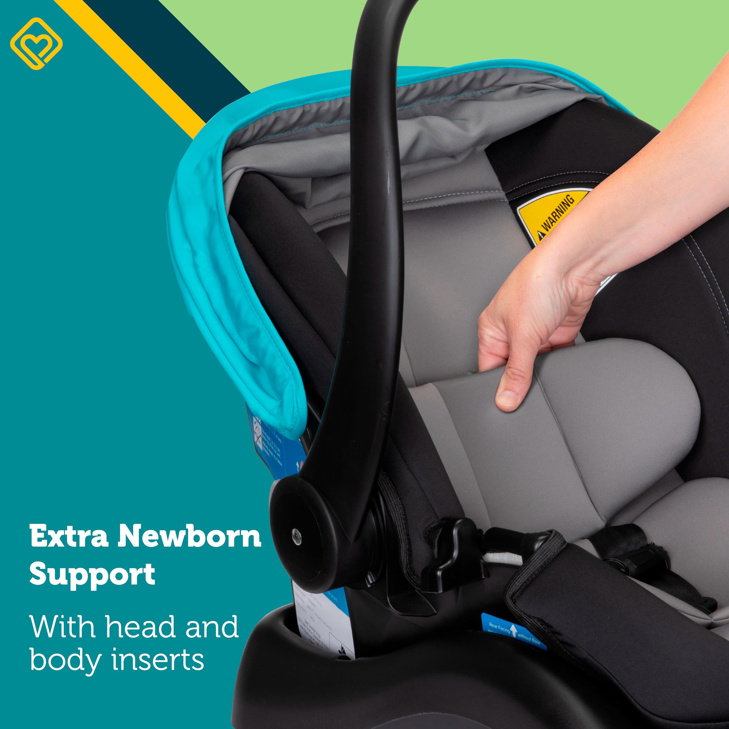 Safety 1st OnBoard FLX Infant Car Seat, Lake Blue 2 - Image 5