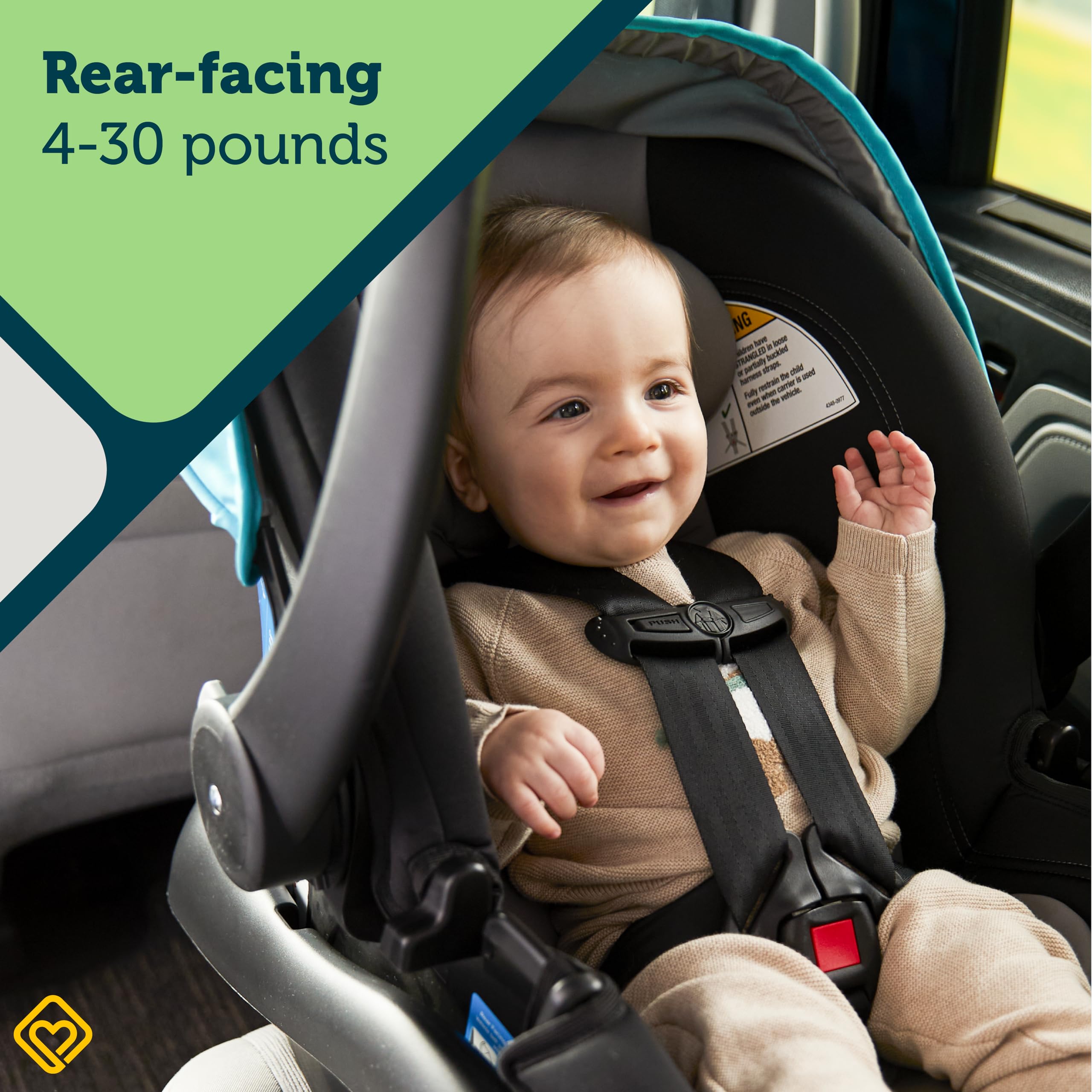 Safety 1st OnBoard FLX Infant Car Seat, Lake Blue 2 - Image 8