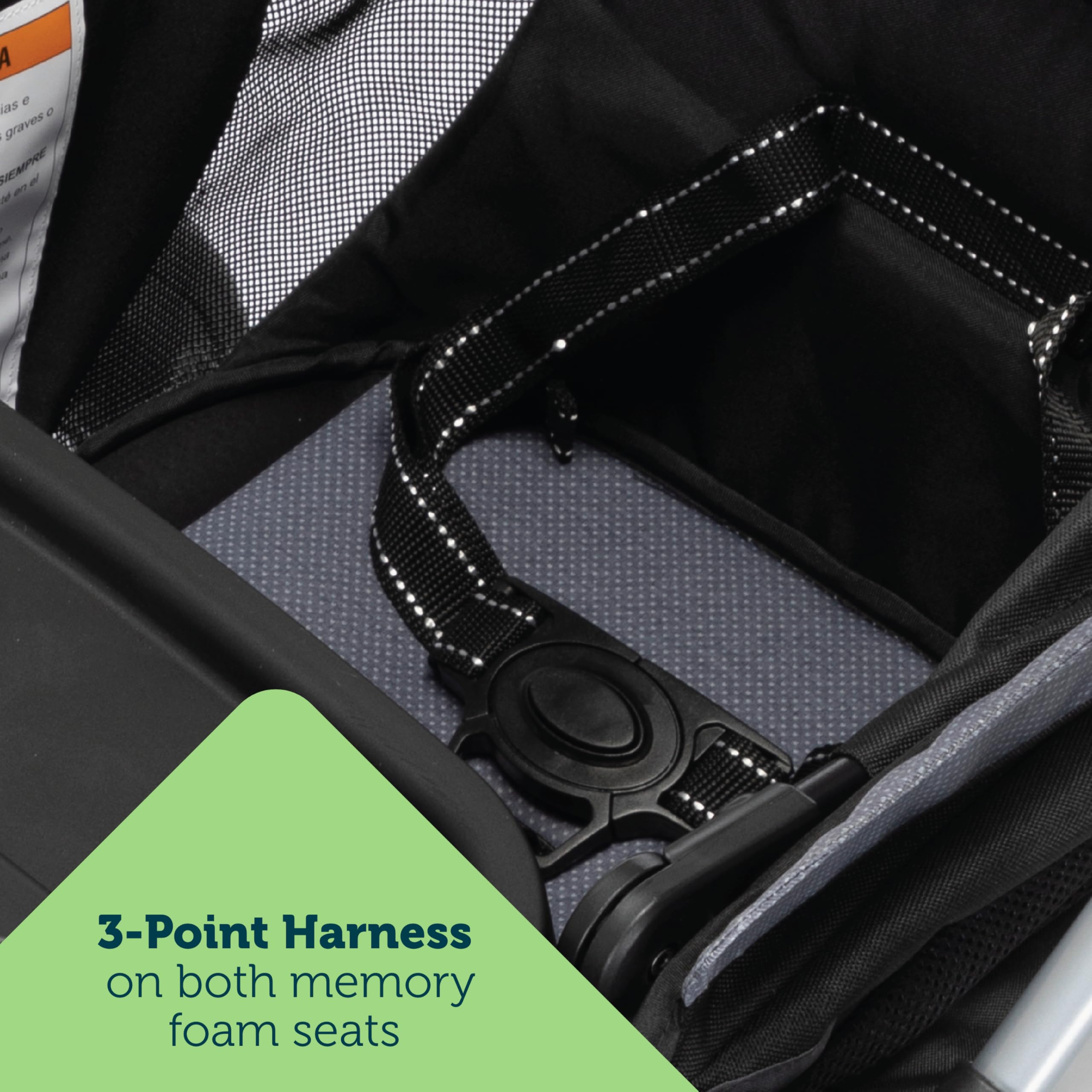 Safety 1st Summit Wagon Stroller for 2 Kids with Removable Tray in High Street - Image 7
